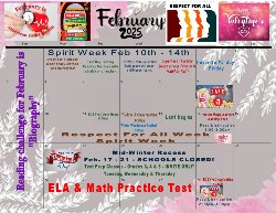 February Calendar English